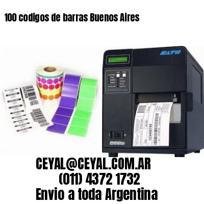 100 codigos de barras Buenos Aires