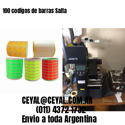 100 codigos de barras Salta