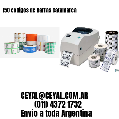 150 codigos de barras Catamarca