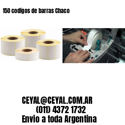 150 codigos de barras Chaco