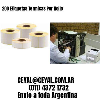 200 Etiquetas Termicas Por Rollo