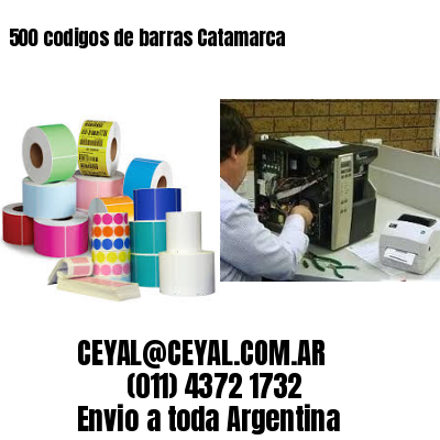 500 codigos de barras Catamarca