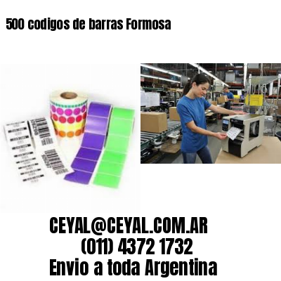 500 codigos de barras Formosa