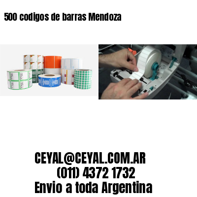 500 codigos de barras Mendoza