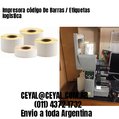 Impresora código De Barras / Etiquetas logistica