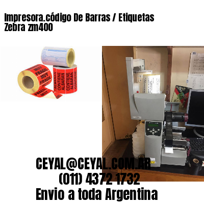 Impresora.código De Barras / Etiquetas Zebra zm400