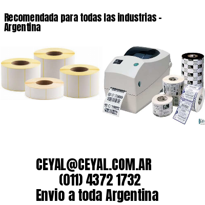 Recomendada para todas las industrias – Argentina