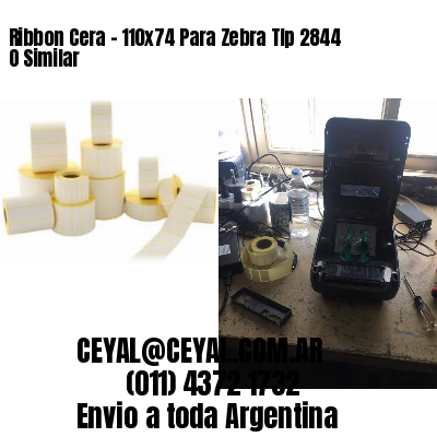 Ribbon Cera – 110×74 Para Zebra Tlp 2844 O Similar