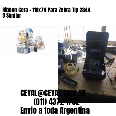 Ribbon Cera – 110×74 Para Zebra Tlp 2844 O Similar