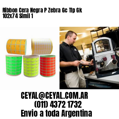 Ribbon Cera Negra P Zebra Gc Tlp Gk 102×74 Simil 1