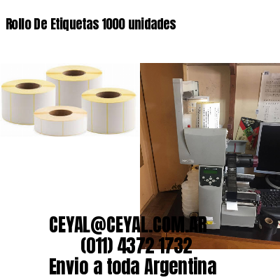 Rollo De Etiquetas 1000 unidades