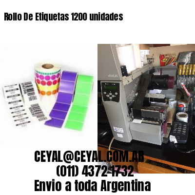 Rollo De Etiquetas 1200 unidades