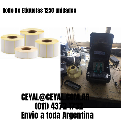 Rollo De Etiquetas 1250 unidades
