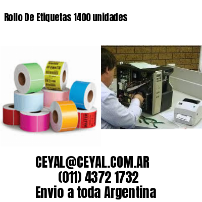 Rollo De Etiquetas 1400 unidades