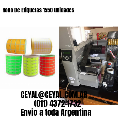 Rollo De Etiquetas 1550 unidades