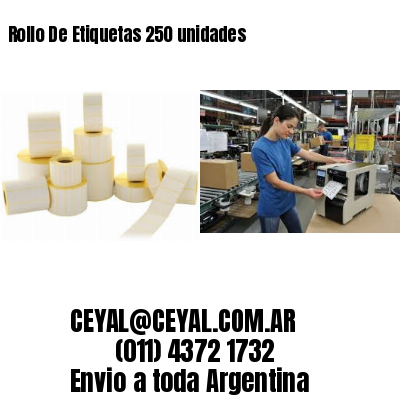 Rollo De Etiquetas 250 unidades