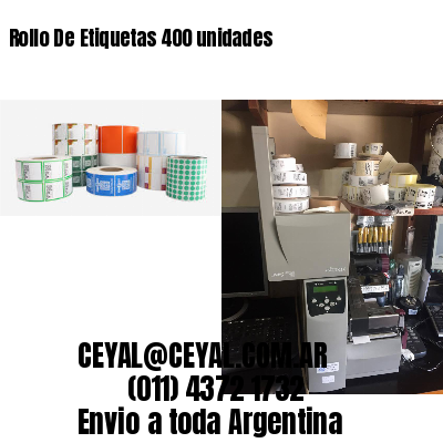 Rollo De Etiquetas 400 unidades