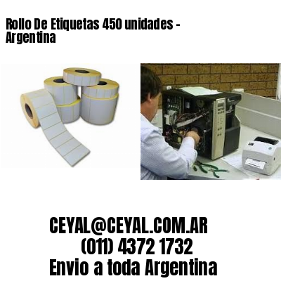 Rollo De Etiquetas 450 unidades – Argentina