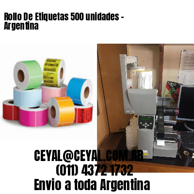 Rollo De Etiquetas 500 unidades – Argentina
