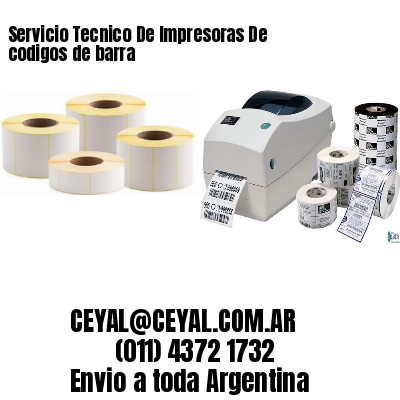 Servicio Tecnico De Impresoras De codigos de barra