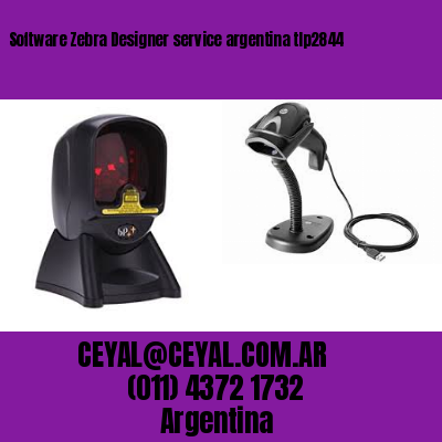 Software Zebra Designer service argentina tlp2844