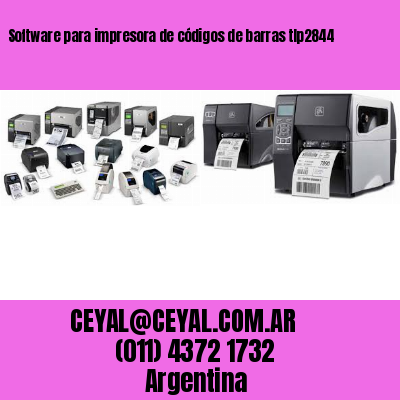 Software para impresora de códigos de barras tlp2844