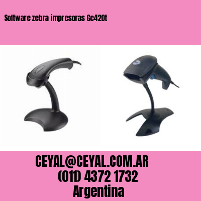 Software zebra impresoras Gc420t