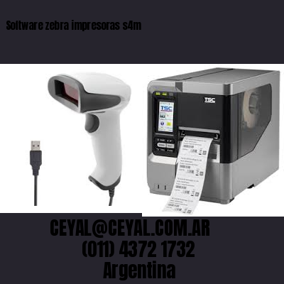 Software zebra impresoras s4m