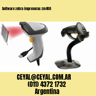 Software zebra impresoras zm400
