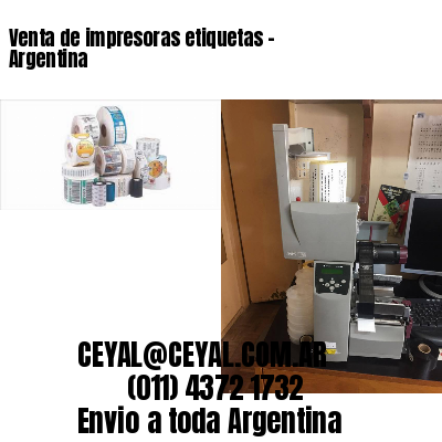 Venta de impresoras etiquetas – Argentina