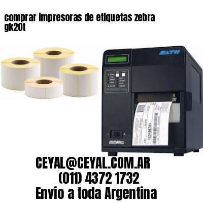 comprar impresoras de etiquetas zebra gk20t