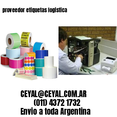 proveedor etiquetas logistica