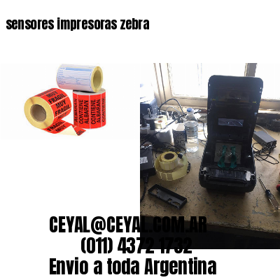 sensores impresoras zebra