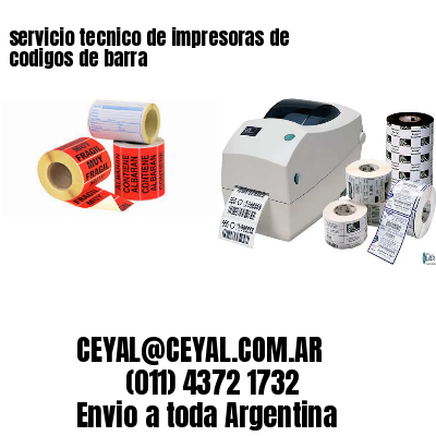servicio tecnico de impresoras de codigos de barra