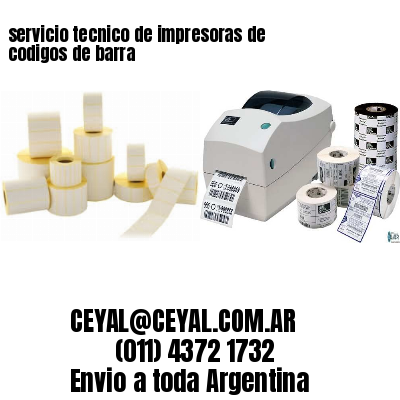 servicio tecnico de impresoras de codigos de barra