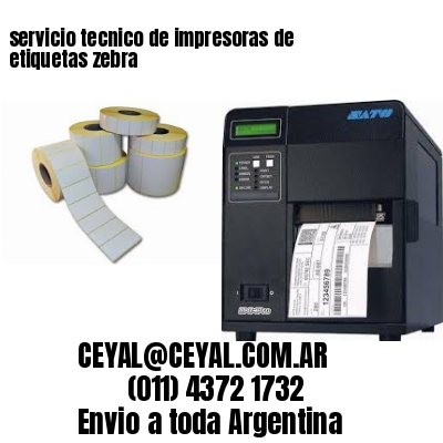 servicio tecnico de impresoras de etiquetas zebra