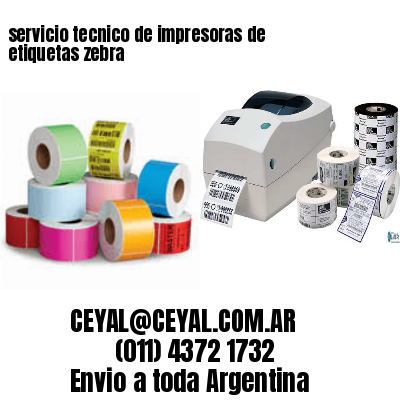 servicio tecnico de impresoras de etiquetas zebra