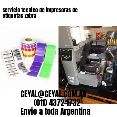 servicio tecnico de impresoras de etiquetas zebra