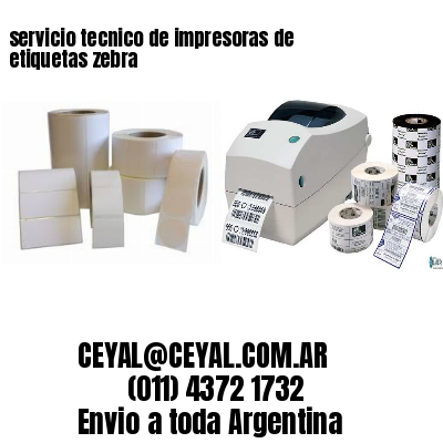 servicio tecnico de impresoras de etiquetas zebra