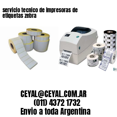 servicio tecnico de impresoras de etiquetas zebra