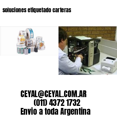 soluciones etiquetado carteras