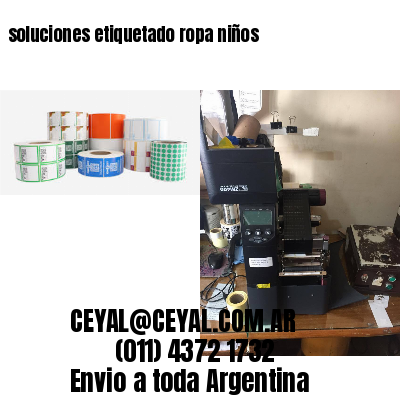 soluciones etiquetado ropa niños