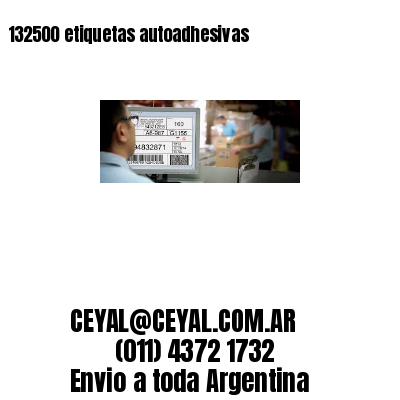 132500 etiquetas autoadhesivas