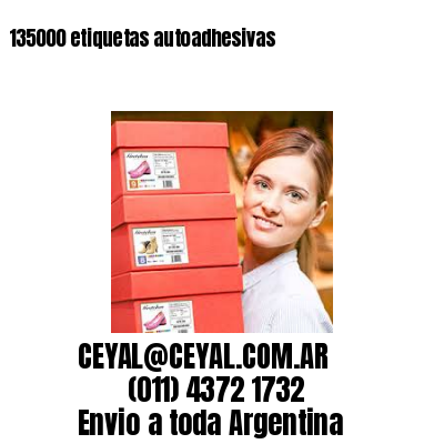 135000 etiquetas autoadhesivas