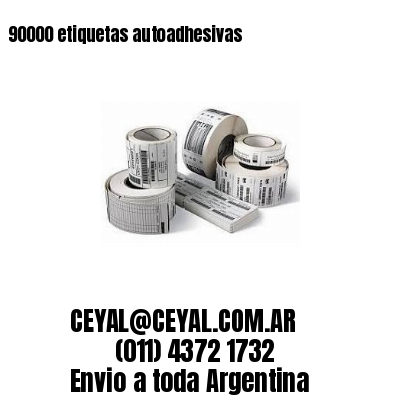 90000 etiquetas autoadhesivas