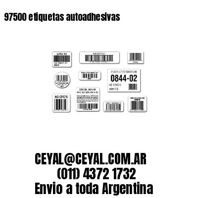 97500 etiquetas autoadhesivas