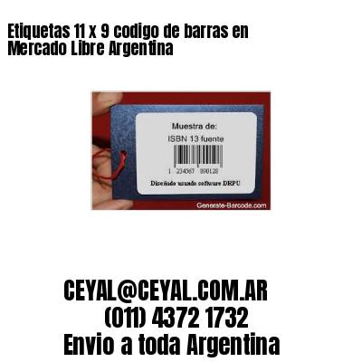 Etiquetas 11 x 9 codigo de barras en Mercado Libre Argentina