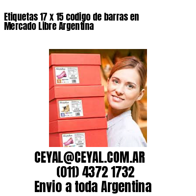 Etiquetas 17 x 15 codigo de barras en Mercado Libre Argentina