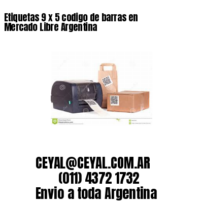 Etiquetas 9 x 5 codigo de barras en Mercado Libre Argentina