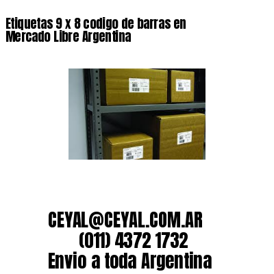 Etiquetas 9 x 8 codigo de barras en Mercado Libre Argentina